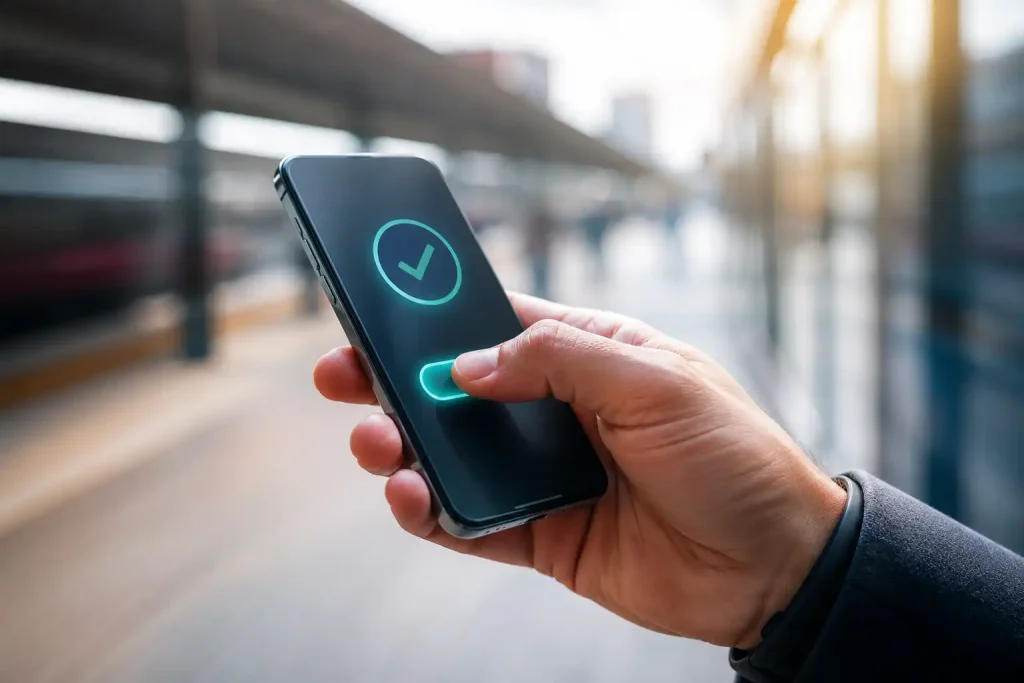 A fast one-tap Skrill deposit completed on a mobile phone