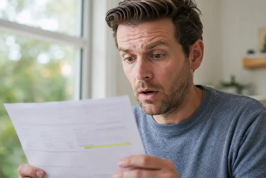 A player spotting a small overlooked withdrawal fee on a wallet statement