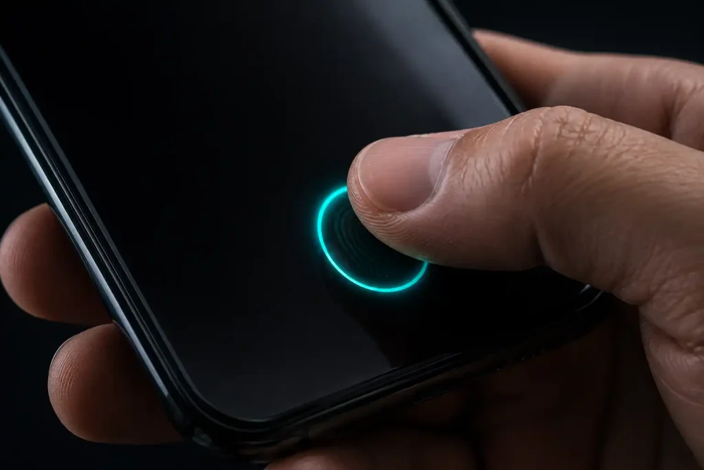 Securing a phone with biometrics to protect one-tap payments