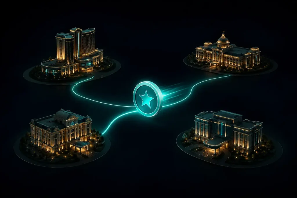 Skrill Knect loyalty points carrying across different casinos